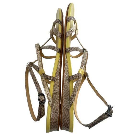 Alexandre Birman snakeskin sandals Sz 10 - Picture 2 of 5